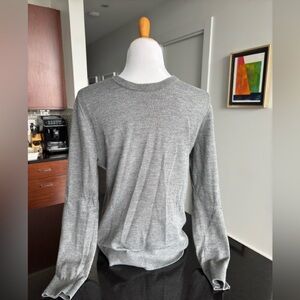 Express Heather Gray Merino Wool Sweater Medium | Great Condition